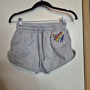 713 Michael Kors Pride Heart Logo Organic Cotton Blend Shorts